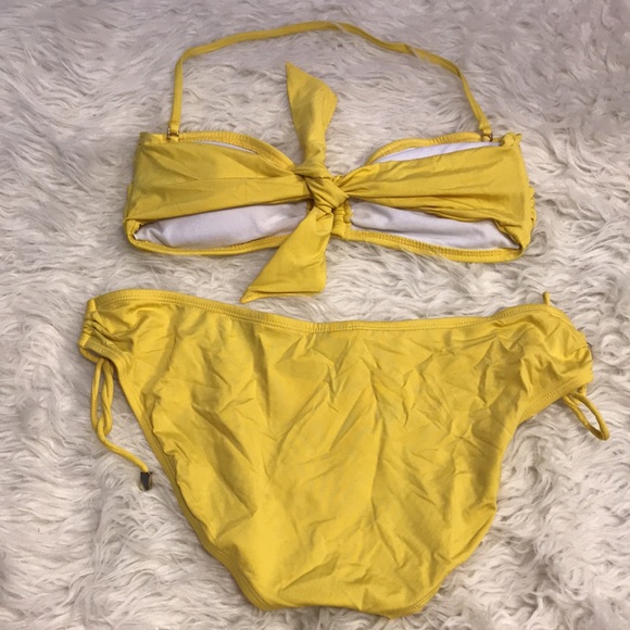 Yellow two piece swimsuit by Kenneth Cole size medium - Picture 4 of 9